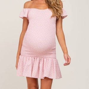 Pinkblush maternity smock mini dress size M